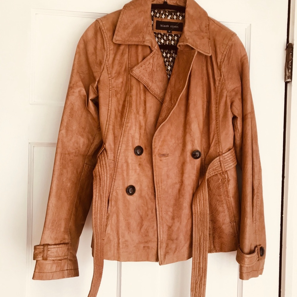 Preowned leather jacket